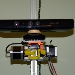 Microsoft Kinect for XBOX sensor mounted on Scanoman