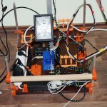 Main plate with pole mounting, controller, power and wiring